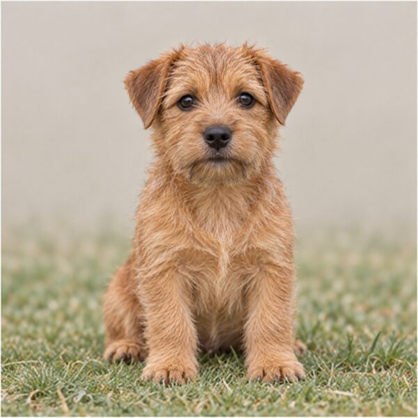 Small, scruffy dog with a wiry coat, alert posture, and expressive eyes